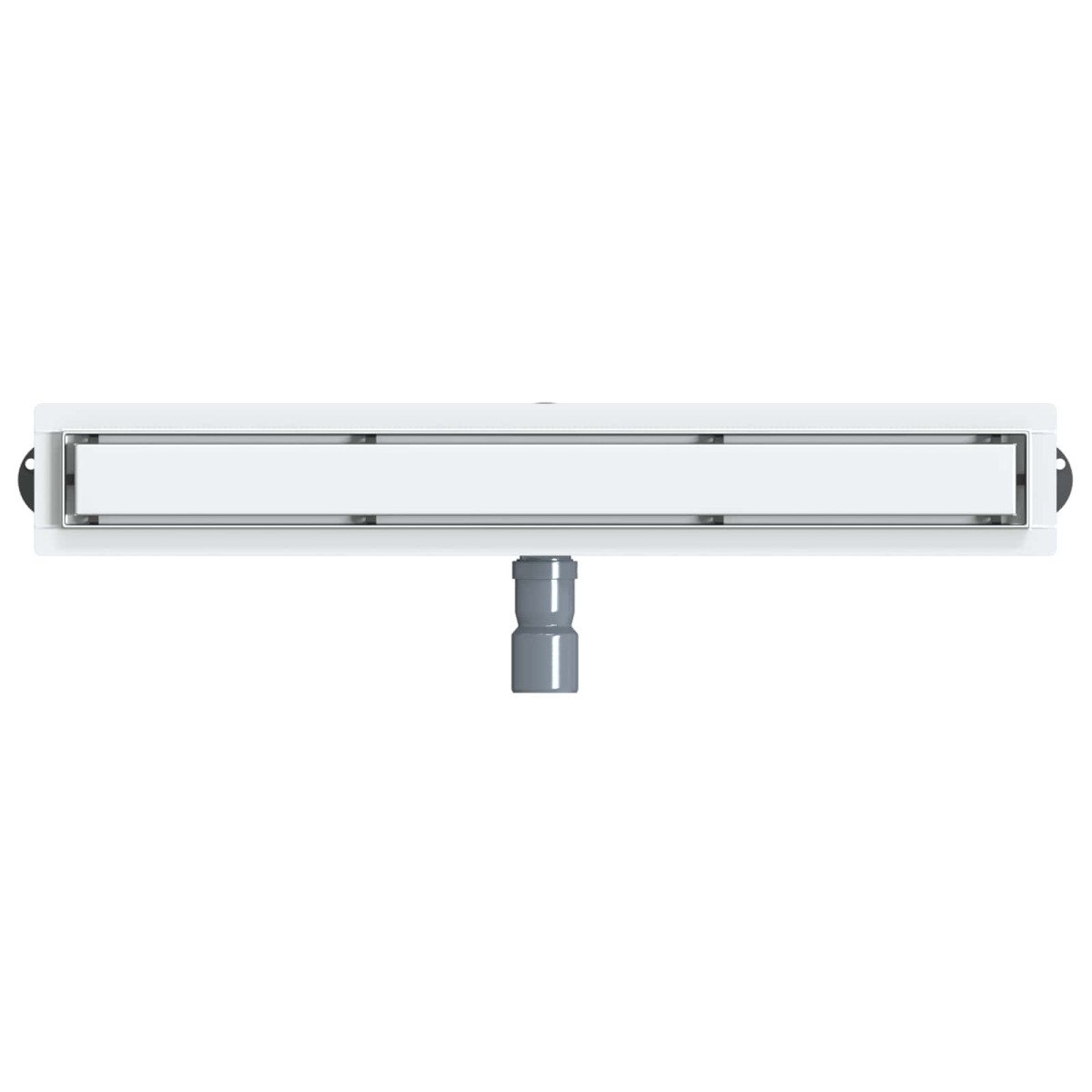 vidaXL Σιφόνι ντους 2-σε-1 με 360° σιφόνι Ασημί 70 cm