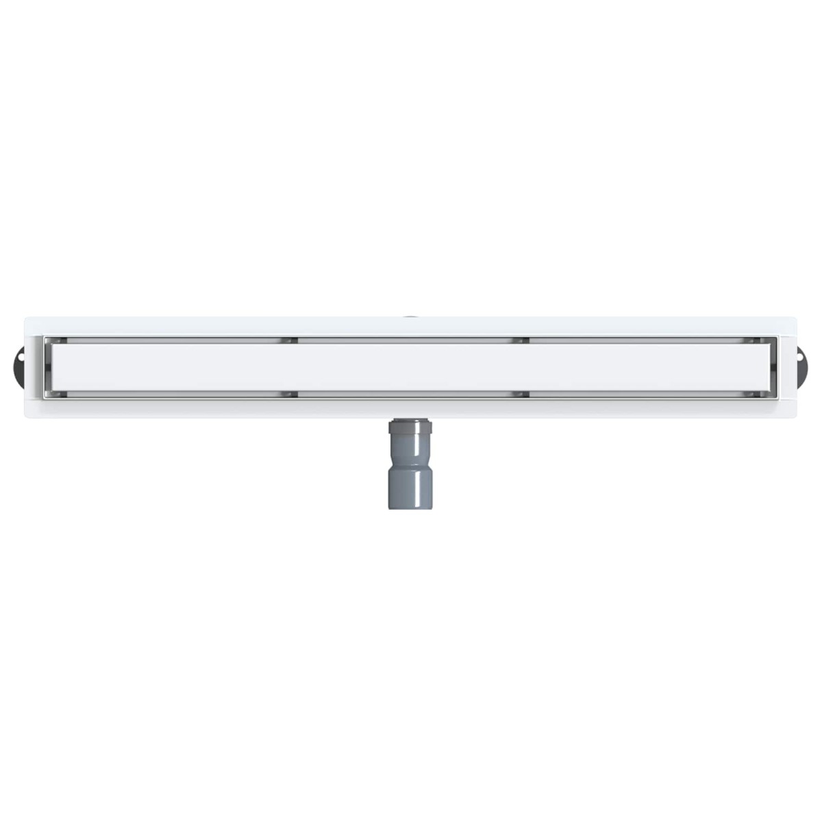 vidaXL Σιφόνι ντους 2-σε-1 με 360° σιφόνι Ασημί 80 cm