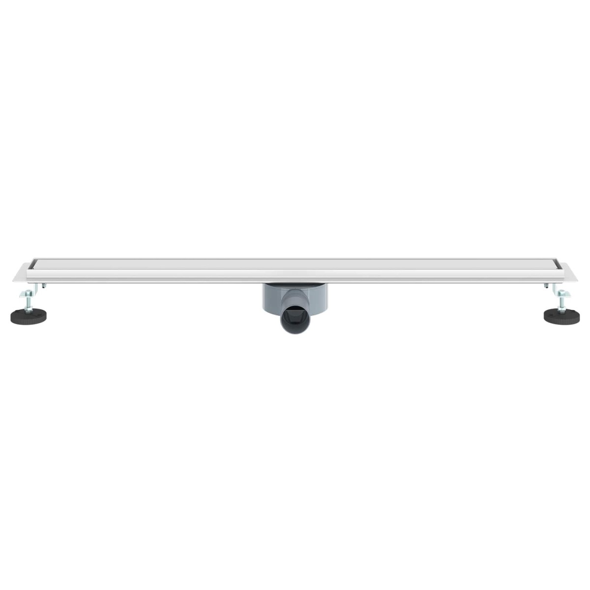 vidaXL Σιφόνι ντους 2-σε-1 με 360° σιφόνι Ασημί 90 cm