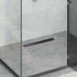 vidaXL Σιφόνι ντους 2-σε-1 με 360° σιφόνι Μαύρο 50 cm