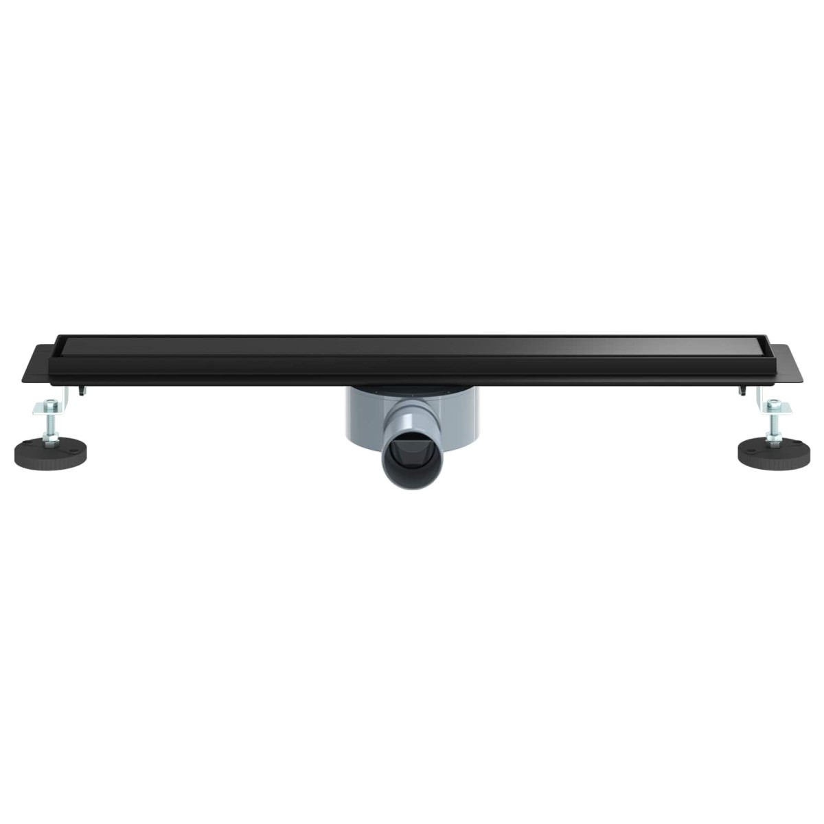 vidaXL Σιφόνι ντους 2-σε-1 με 360° σιφόνι Μαύρο 60 cm