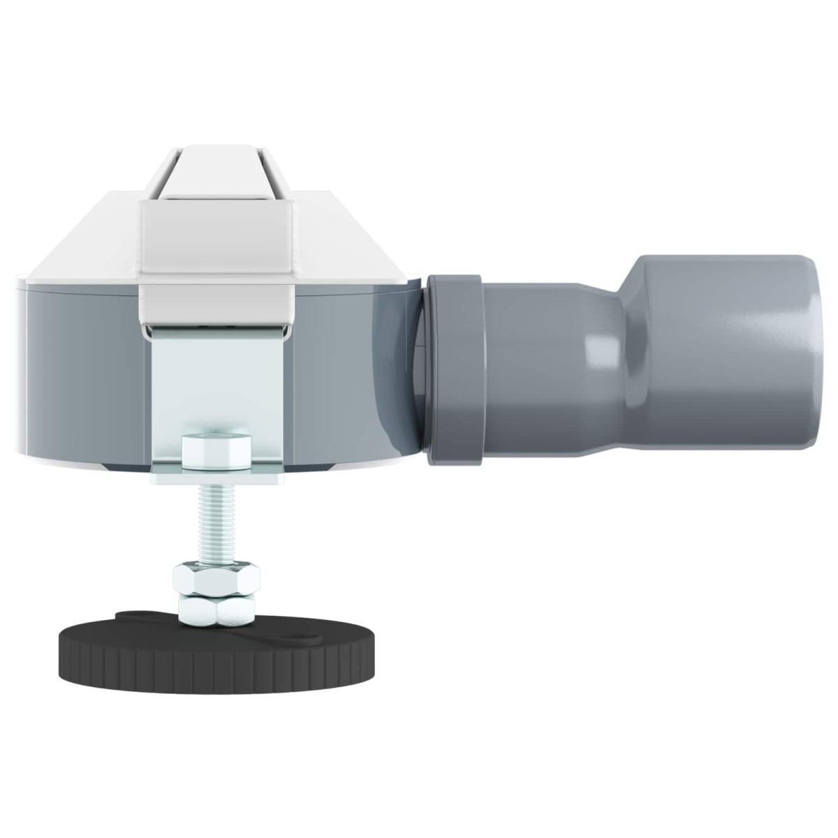 vidaXL 360° Νεροχύτης ντους με λεπτό μοντέλο Ασημί 60 cm