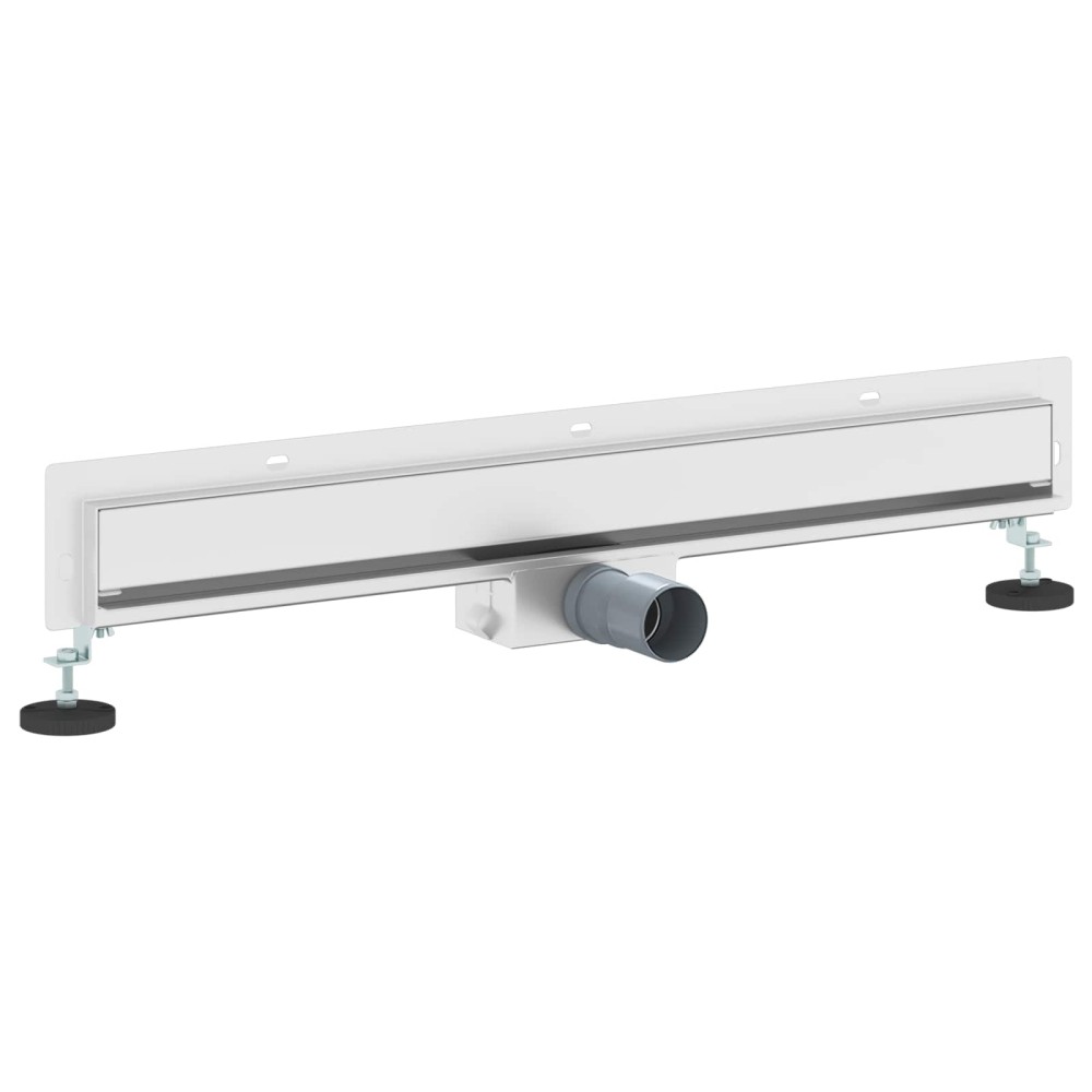 vidaXL Αποχέτευση Ντους Τοίχου Ασημί 70 cm Ανοξείδωτο Ατσάλι 304