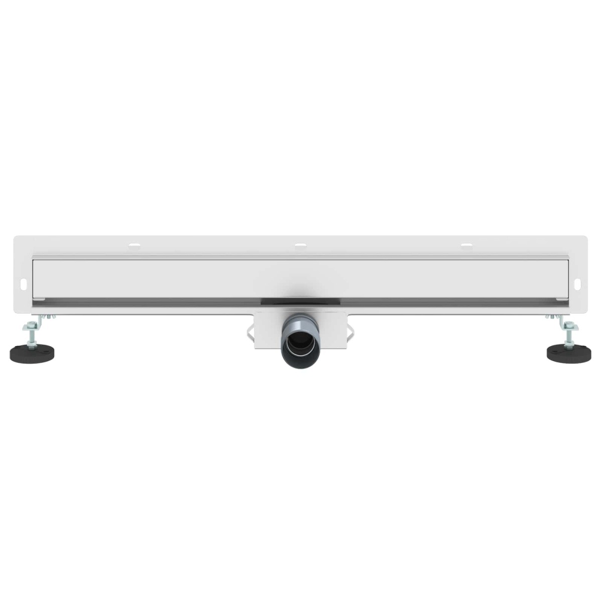 vidaXL Αποχέτευση Ντους Τοίχου Ασημί 70 cm Ανοξείδωτο Ατσάλι 304