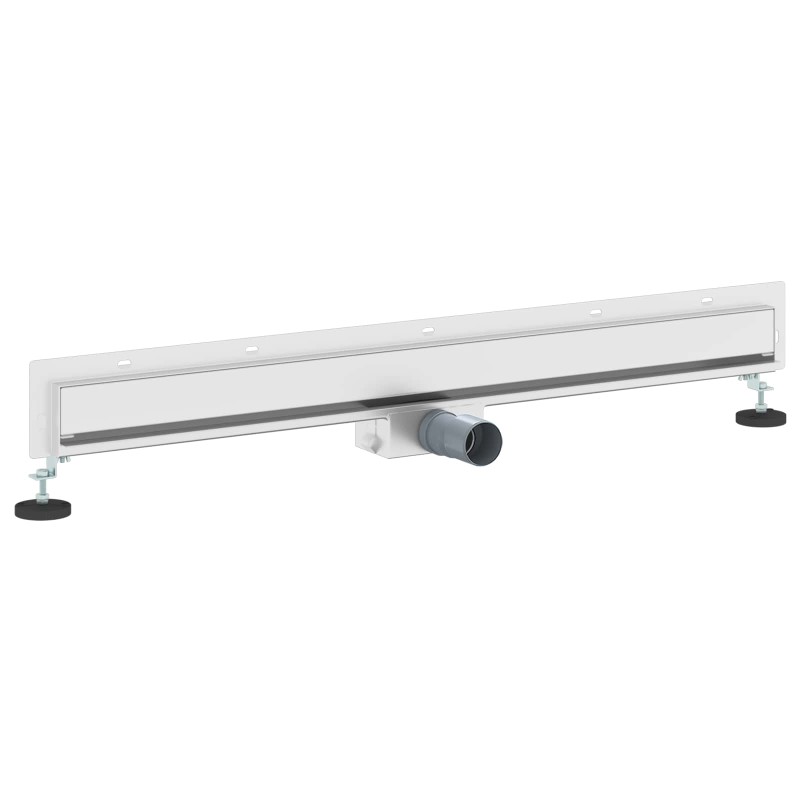 vidaXL Αποχέτευση Ντους Τοίχου Ασημί 90 cm Ανοξείδωτο Ατσάλι 304