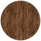 vidaXL Καπάκι τραπεζιού Σκούρο Καφέ Ø 70 x 2,5 cm Στερεό Ξύλο Δρυός