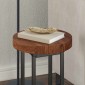 vidaXL Καπάκι τραπεζιού Ανοιχτό καφέ Ø 30 x 4 cm Στερεό Ξύλο Δρυός