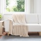 vidaXL Ριχτάρι Μπεζ 130 x 150 cm 0.5 kg Μαλλί