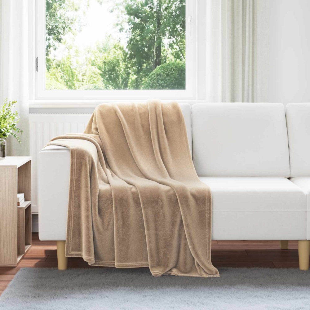 vidaXL Ριχτάρι Καμηλοπάρδαλη 130 x 150 cm 0.51 kg Μαλλί