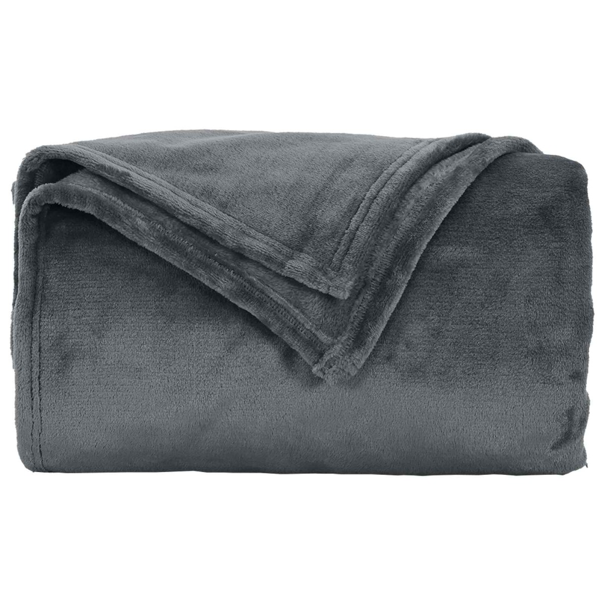 vidaXL Ριχτάρι Σκούρο Γκρι 220 x 240 cm 1.37 kg Μαλλί