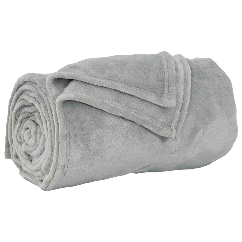 vidaXL Ριχτάρι Γκρι 130 x 150 cm 0.51 kg Μαλλί
