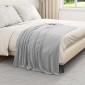 vidaXL Ριχτάρι Γκρι 130 x 150 cm 0.51 kg Μαλλί
