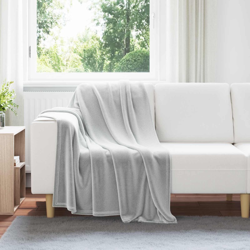 vidaXL Ριχτάρι Γκρι 130 x 150 cm 0.51 kg Μαλλί