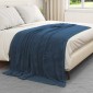 vidaXL Ριχτάρι Σκούρο μπλε 150 x 200 cm 0.78 kg Μαλλί