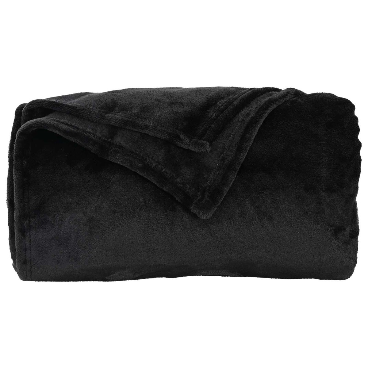vidaXL Ριχτάρι Μαύρο 220 x 240 cm 1.37 kg Μαλλί