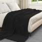 vidaXL Ριχτάρι Μαύρο 240 x 270 εκ. 1.69 kg Μαλλί