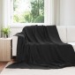 vidaXL Ριχτάρι Μαύρο 240 x 270 εκ. 1.69 kg Μαλλί