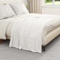 vidaXL Ριχτάρι Λευκό 130 x 150 cm 0.51 kg Μαλλί