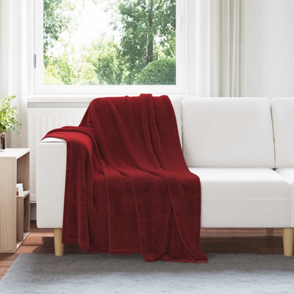 vidaXL Ριχτάρι Βεραμάν Κόκκινο 130 x 150 cm 0.51 kg Μαλλί