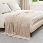 vidaXL Ριχτάρια 6 τμχ. Μπεζ 150 x 200 cm 4.6 kg Μαλλί