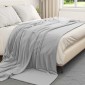 vidaXL Ριχτάρια 6 τμχ. Γκρι 240 x 270 εκ. 10.11 kg Μαλλί