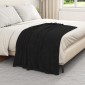 vidaXL Ριχτάρια 6 τμχ. Μαύρο 130 x 150 cm 3.04 kg Μαλλί