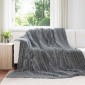 vidaXL Ριχτάρι Σκούρο Γκρι 270 x 240 cm 1.73 kg Μαλλί