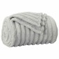 vidaXL Ριχτάρι Γκρι 150 x 130 εκ 0.45 kg Μαλλί