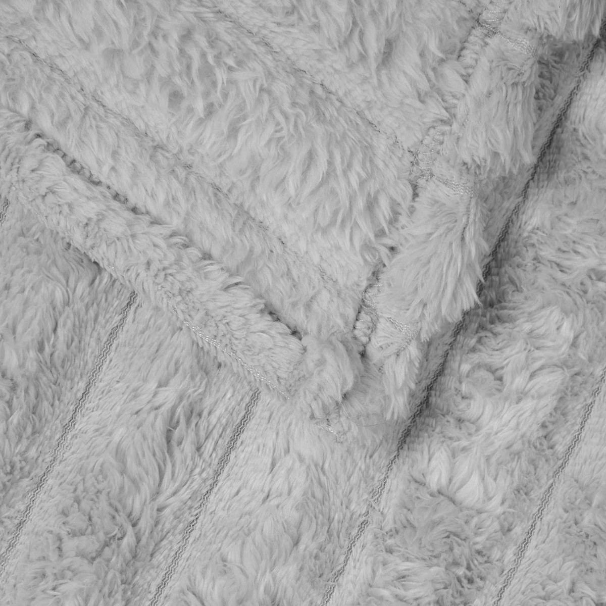 vidaXL Ριχτάρι Γκρι 240 x 220 cm 1.36 kg Μαλλί