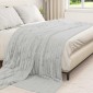 vidaXL Ριχτάρι Γκρι 270 x 240 cm 1.77 kg Μαλλί