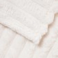vidaXL Ριχτάρι Κρεμ 240 x 220 cm 1.37 kg Μαλλί