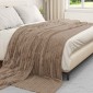 vidaXL Ριχτάρια 6 τμχ. Καμηλοπάρδαλη 240 x 220 cm 8.24 kg Μαλλί