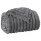 vidaXL Ριχτάρια 6 τμχ. Σκούρο Γκρι 200 x 150 cm 4.75 kg Μαλλί