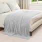 vidaXL Ριχτάρια 6 τμχ. Γκρι 200 x 150 cm 4.75 kg Μαλλί