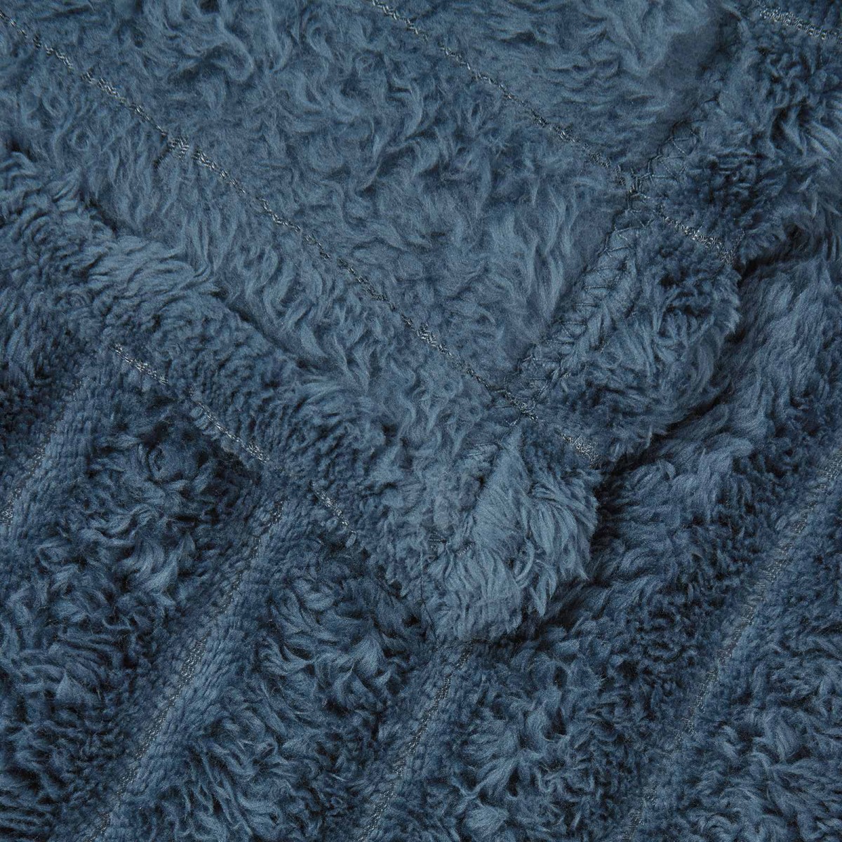 vidaXL Ριχτάρια 6 τμχ. Σκούρο μπλε 240 x 220 cm 8.76 kg Μαλλί