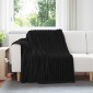 vidaXL Ριχτάρια 6 τμχ. Μαύρο 200 x 150 cm 4.75 kg Μαλλί