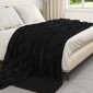 vidaXL Ριχτάρια 6 τμχ. Μαύρο 270 x 240 cm 10.96 kg Μαλλί
