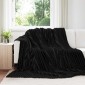 vidaXL Ριχτάρια 6 τμχ. Μαύρο 270 x 240 cm 10.96 kg Μαλλί