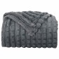vidaXL Κουβέρτα Σκούρο Γκρι 200 x 150 cm 0.78 kg Μαλλί