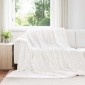 vidaXL Κουβέρτα Λευκό 240 x 220 cm 1.37 kg Μαλλί