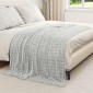 vidaXL Ριχτάρια 6 τμχ. Γκρι 200 x 150 cm 4.5 kg Μαλλί