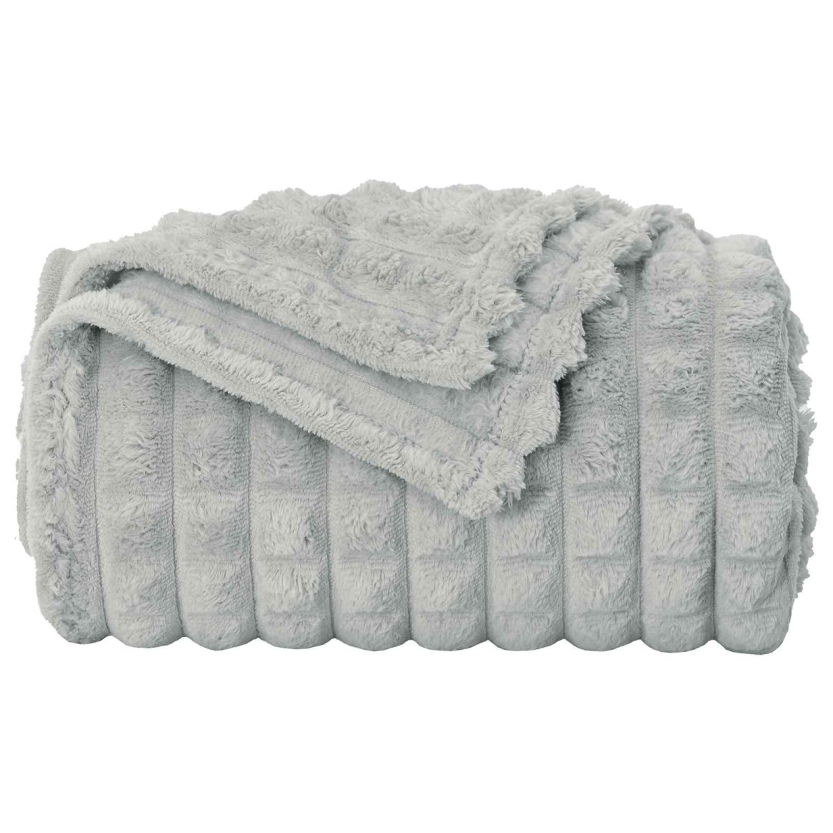 vidaXL Ριχτάρια 6 τμχ. Γκρι 240 x 220 cm 7.71 kg Μαλλί