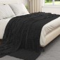 vidaXL Ριχτάρια 6 τμχ. Μαύρο 270 x 240 cm 10.54 kg Μαλλί