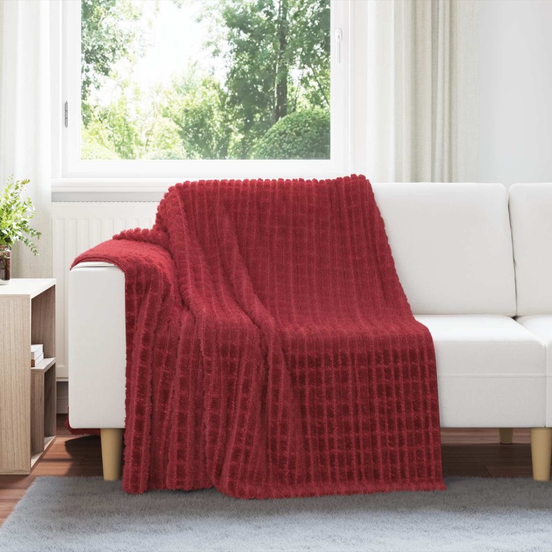 vidaXL Ριχτάρια 6 τμχ. Βεραμάν Κόκκινο 200 x 150 cm 4.5 kg Μαλλί