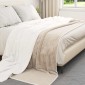 vidaXL Ριχτάρι Μπεζ 220 x 240 cm 2.67 kg Μαλλί
