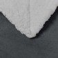 vidaXL Ριχτάρι Σκούρο Γκρι 130 x 150 cm 1 kg Μαλλί