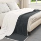 vidaXL Ριχτάρι Σκούρο Γκρι 240 x 270 εκ. 3.17 kg Μαλλί