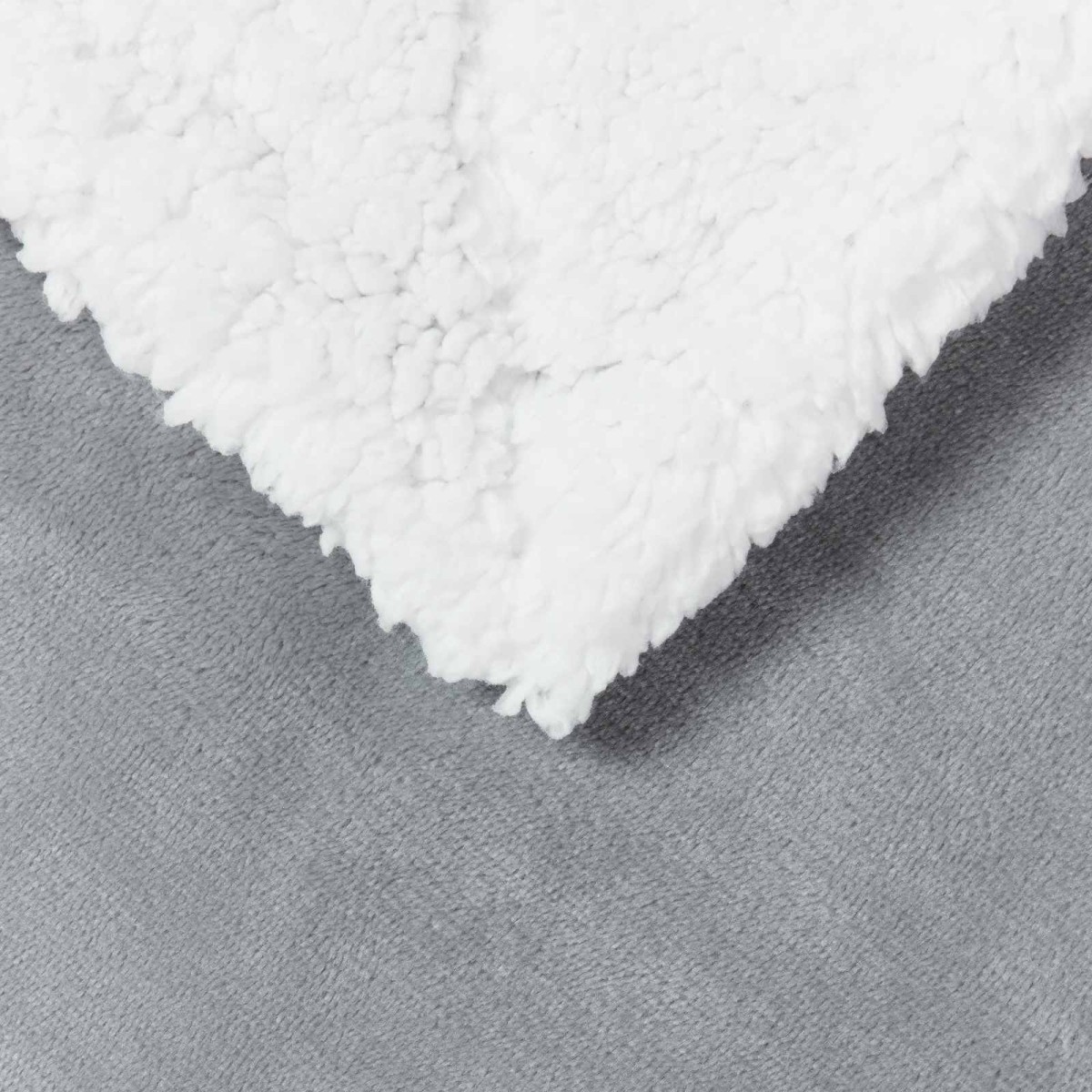 vidaXL Ριχτάρι Γκρι 130 x 150 cm 1 kg Μαλλί