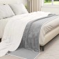 vidaXL Ριχτάρι Γκρι 240 x 270 εκ. 3.17 kg Μαλλί