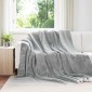 vidaXL Ριχτάρι Γκρι 240 x 270 εκ. 3.17 kg Μαλλί
